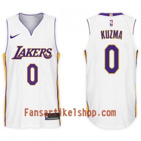 NBA Los Angeles Lakers Trikot Kyle Kuzma 0 Nike 2017-18 Weiß Swingman - Herren